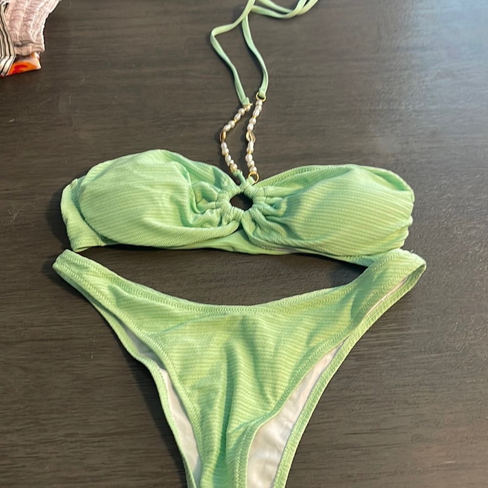 NWOT green shein bikini